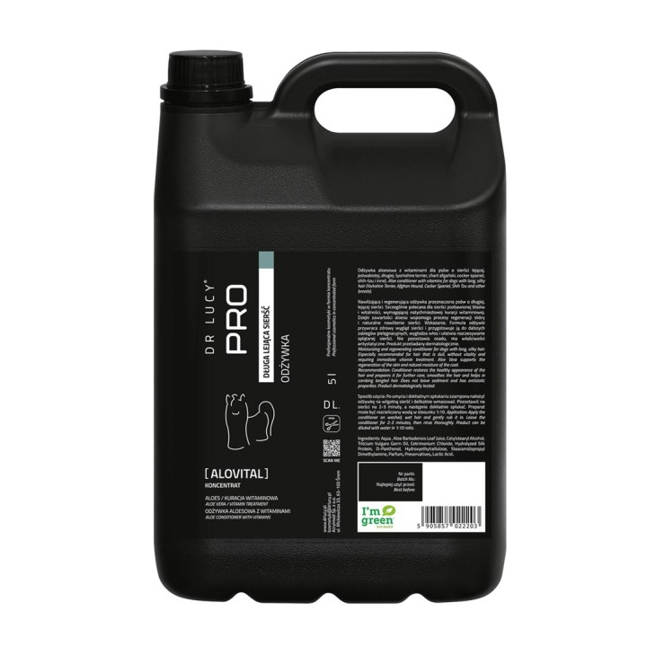 DR LUCY Alovital Long Hair – balsamo per cani – 5 l