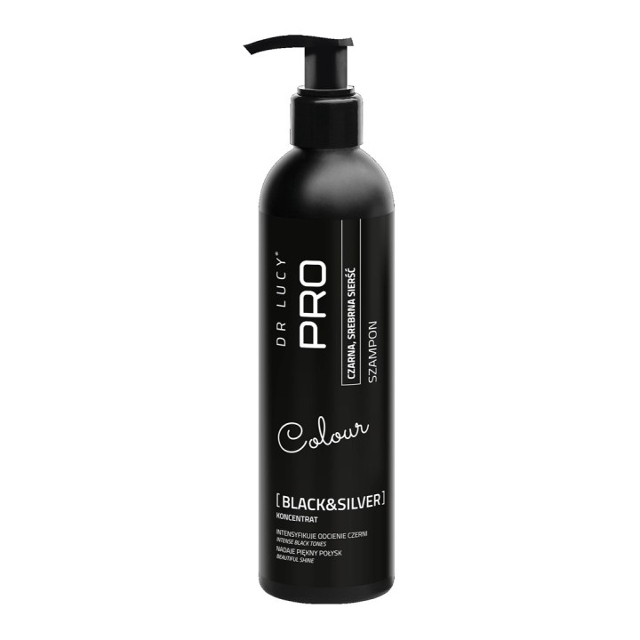 DR LUCY Black & Silver - shampoo per mantello scuro per cani - 250 ml