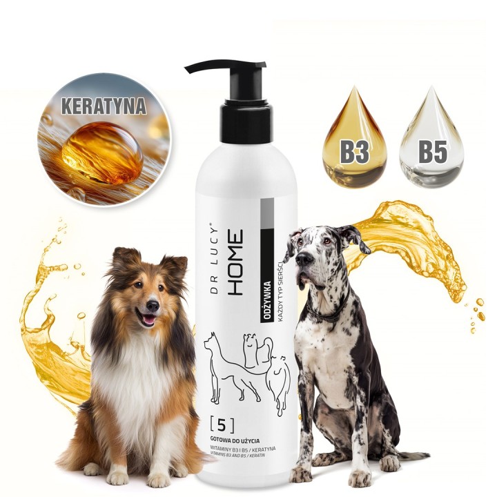 DR LUCY Home 5 - balsamo per il mantello per cani - 250 ml