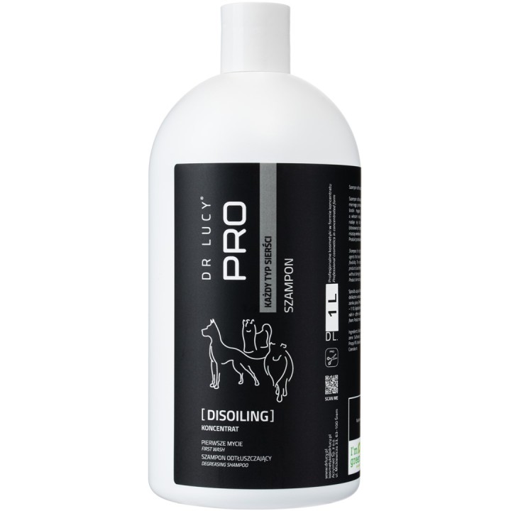 DR LUCY Pro Disoiling – shampoo per cani – 1l
