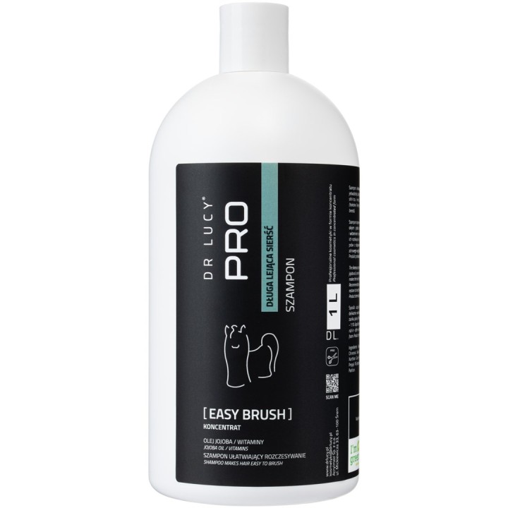 DR LUCY Pro Easy Brush Long Coat – shampoo per cani – 1l