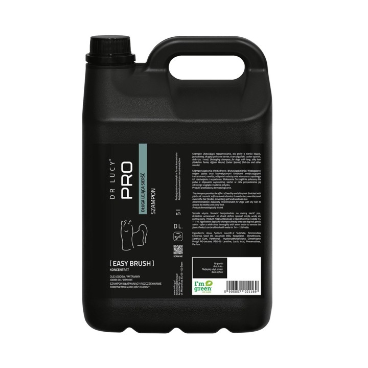 DR LUCY Pro Easy Brush Long Coat – shampoo per cani – 5l
