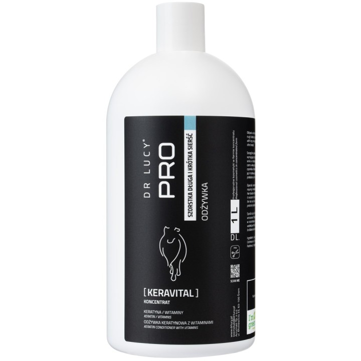 DR LUCY Pro Keravital Rough Coat – balsamo per cani – 1l