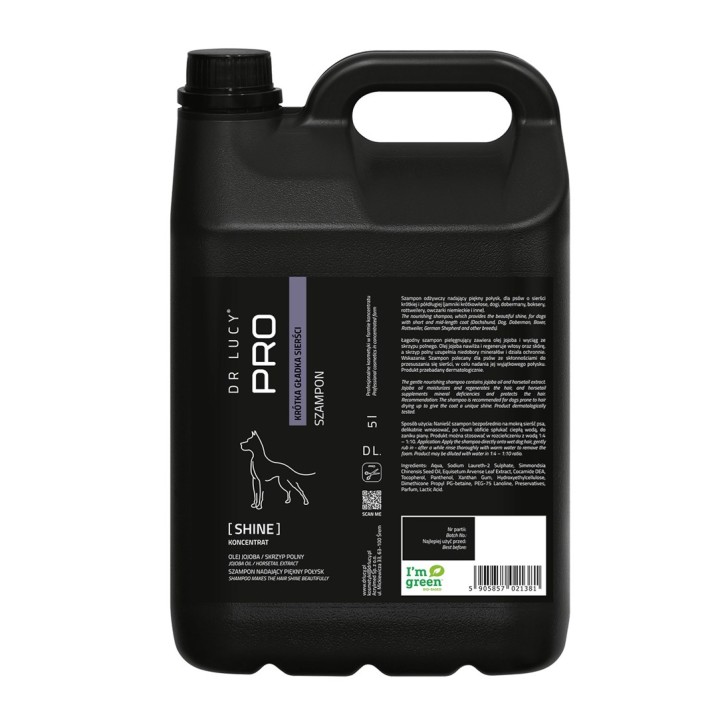 DR LUCY Shine Short hair - shampoo per cani - 5 L