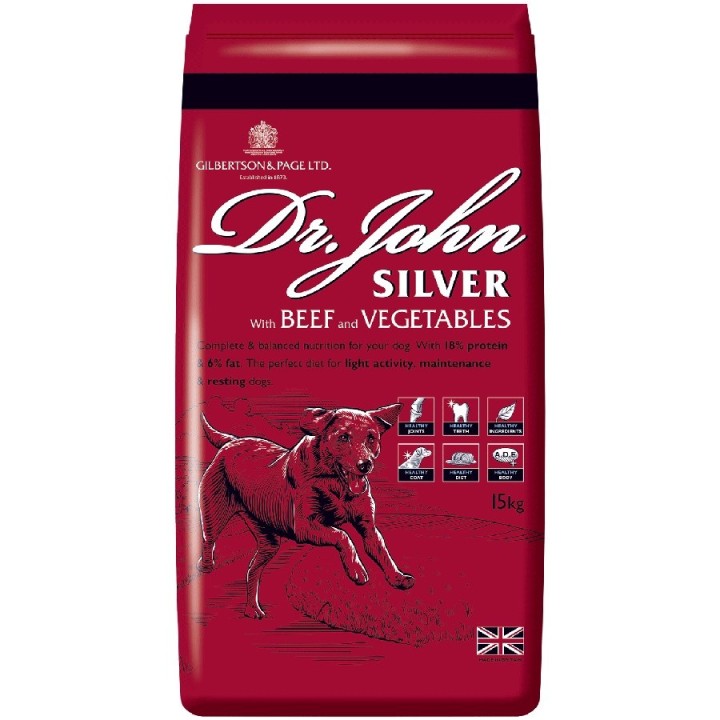 DR JOHN Silver manzo - cibo secco per cani - 15kg