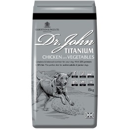 DR JOHN Titanium pollo - cibo secco per cani - 15kg