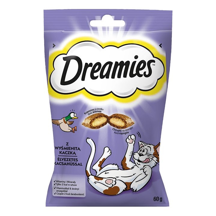 Dreamies 5998749116500 snack per gatti Anatra 60g