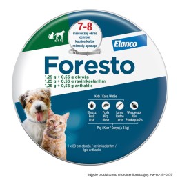 ELANCO Foresto collare per gatti e cani under 8 kg