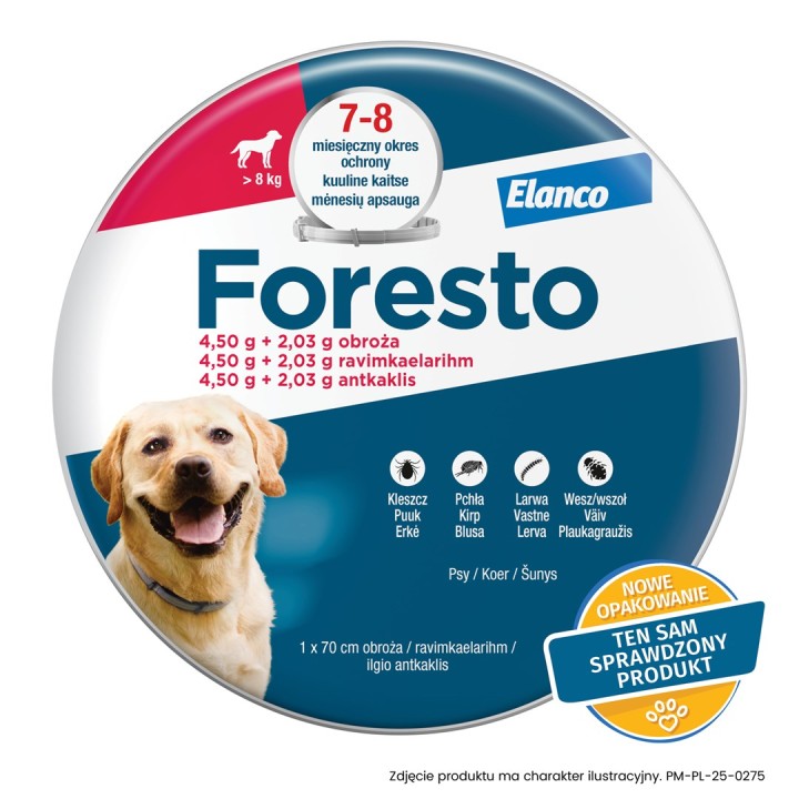 ELANCO Foresto collare per cani over 8 kg