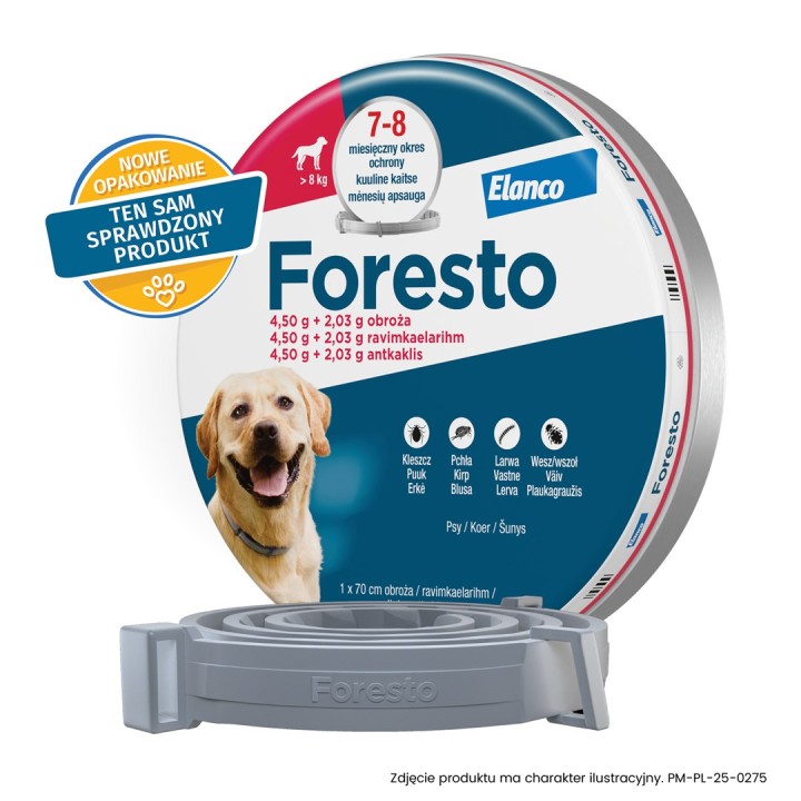 ELANCO Foresto collare per cani over 8 kg