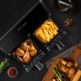 Friggitrice senza grassi doppia 2200 W capacità 8 l LED display