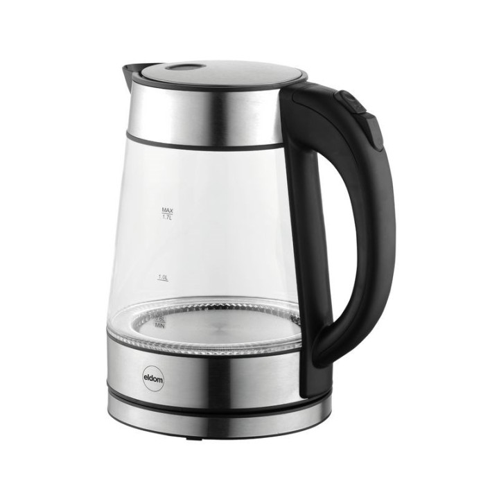 ELDOM C420 bollitore cordless in vetro KETTY 1.7 L 2200 W