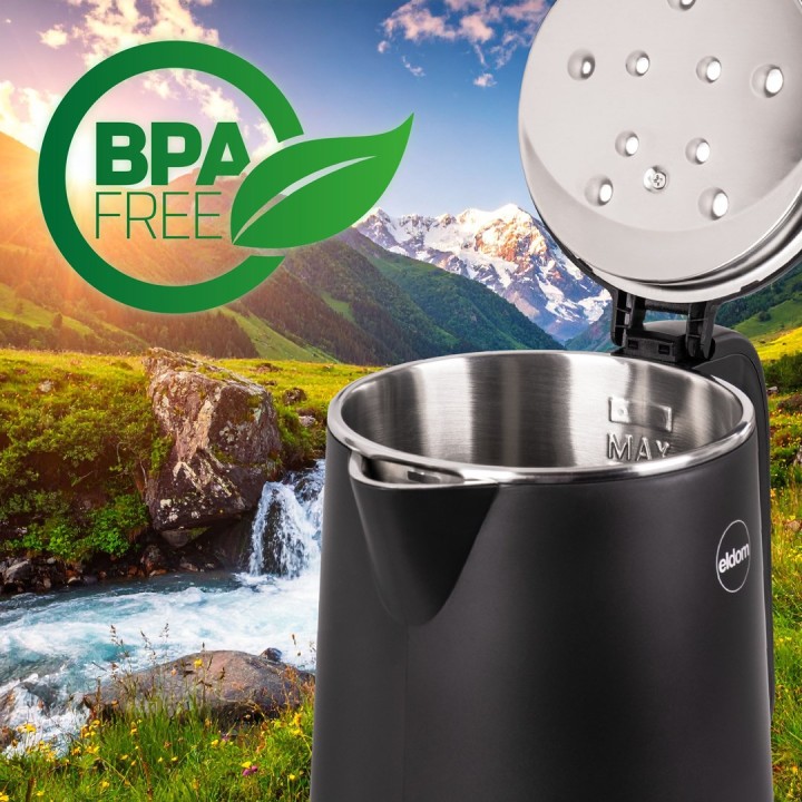 ELDOM C515C Bollitore senza fili 1.8 L 2000 W nero