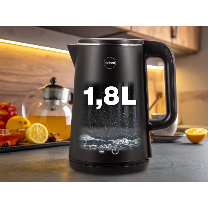 ELDOM C515C Bollitore senza fili 1.8 L 2000 W nero