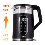 ELDOM BOLLITORE SENZA FILI CON CONTROLLO TEMPERATURA C560 NUVIA