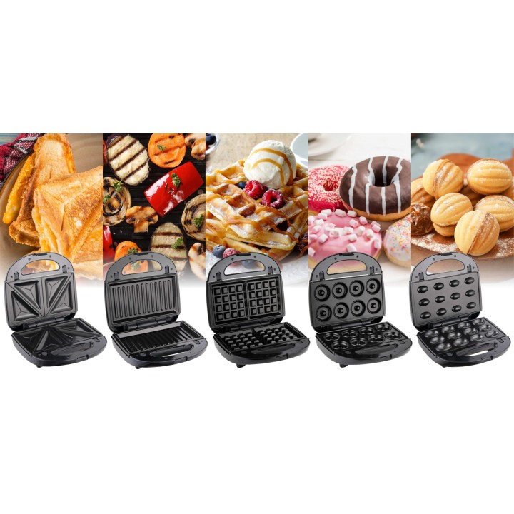 ELDOM ST250 MULTIX 5 IN 1 TOSTIERA MULTIFUNZIONE