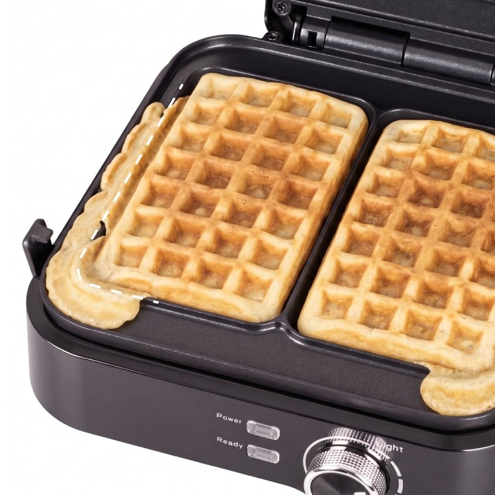 ELDOM WA900 Piastra per waffle 1200W nera