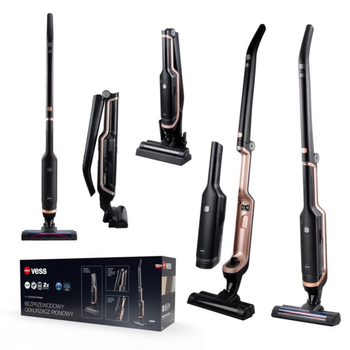 OB90 ELDOM VESS aspirapolvere verticale cordless con spazzola elettrica