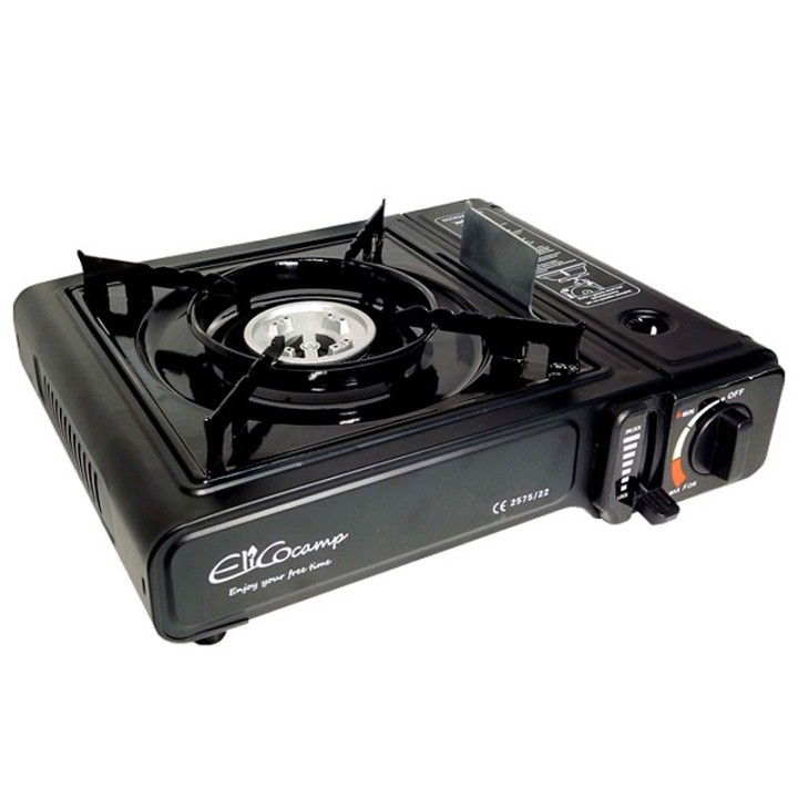 ELICO BDZ-155B Fornello da campeggio a gas portatile per cartucce 2.2 kW con accensione piezo.