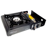 ELICO BDZ-155B Fornello da campeggio a gas portatile per cartucce 2.2 kW con accensione piezo.
