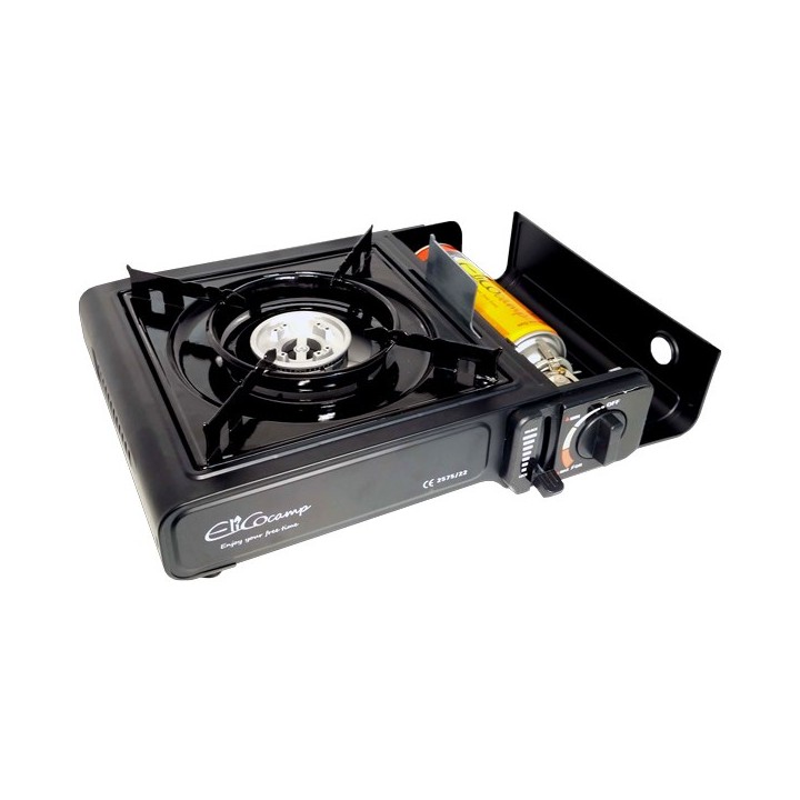 ELICO BDZ-155B Fornello da campeggio a gas portatile per cartucce 2.2 kW con accensione piezo.