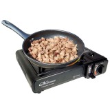 ELICO BDZ-155B Fornello da campeggio a gas portatile per cartucce 2.2 kW con accensione piezo.