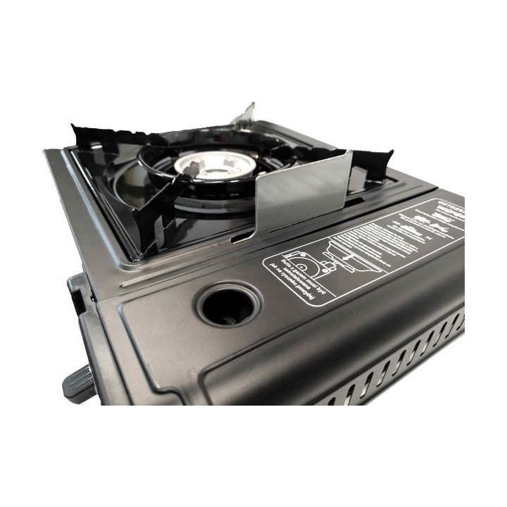 ELICO BDZ-155B Fornello da campeggio a gas portatile per cartucce 2.2 kW con accensione piezo.