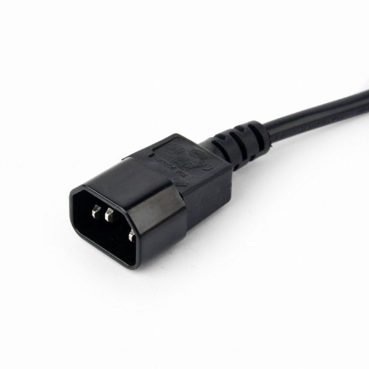 Gembird EG-PSU3-01 prolunga 0.6 m 3 AC presa/e interno nero
