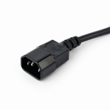 Gembird EG-PSU3-01 prolunga 0.6 m 3 AC presa/e interno nero