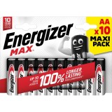 ENERGIZER BATTERIE MAX AA LR6 10 PZ ECO