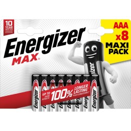 ENERGIZER BATTERIE MAX AAA LR03 /8 ECO