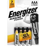 ENERGIZER BATTERIA ALCALINA POWER AAA LR03 4 PEZZI