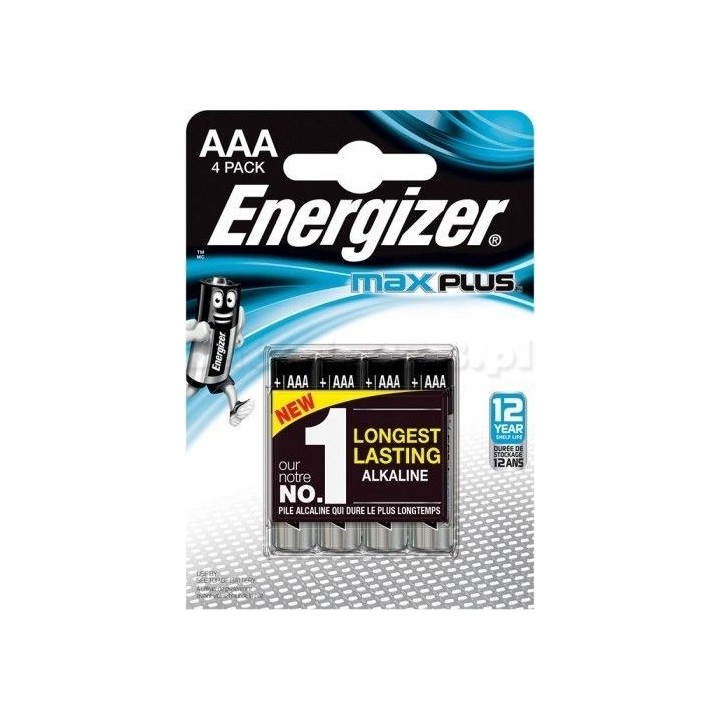 ENERGIZER BATTERIA MAX PLUS AAA LR03 4 ECO