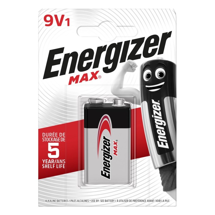 ENERGIZER BATTERY Max 426660 9V 6LR61 1 pezzo Confezione Eco