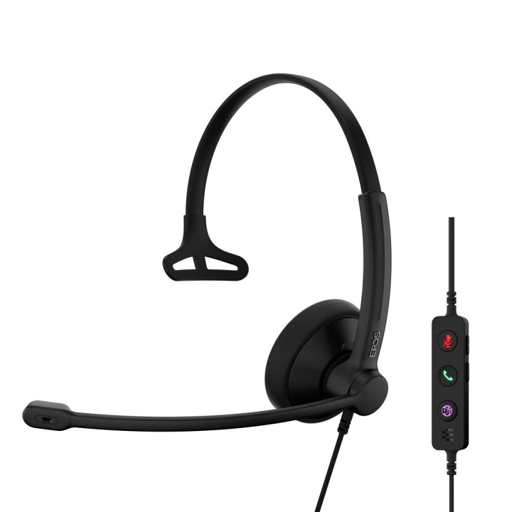 EPOS 1001419 cuffia con filo archetto ufficio/call center USB Type-C / USB Type-A nero