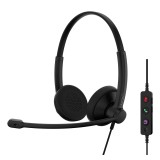 EPOS 1001421 cuffie / cuffia con filo archetto ufficio / call centre USB Type-C / USB Type-A nero
