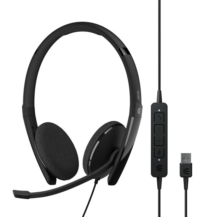 EPOS ADAPT 160 USB II cuffia con filo archetto ufficio/call center USB Type-A nero