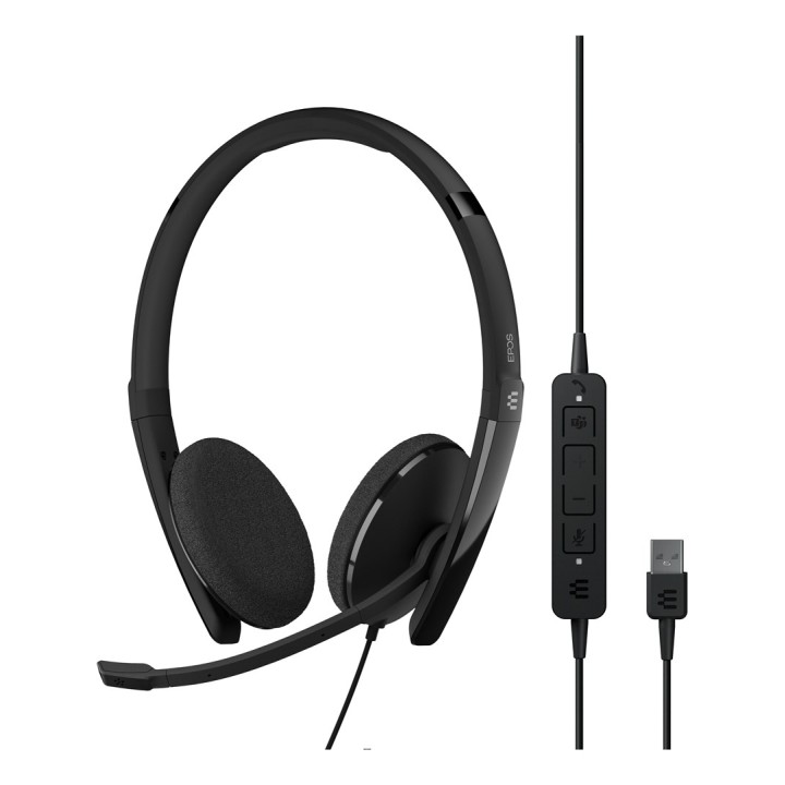 EPOS ADAPT 160T USB II Cuffia con filo Archetto Ufficio/Call Centre USB Type-A nero
