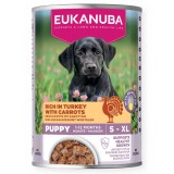EUKANUBA Life Care Cucciolo Ricco di tacchino con carote - cibo umido per cani - 400g