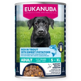 EUKANUBA Life Care Ricco di trota e patate dolci - cibo umido per cani - 400g