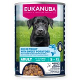 EUKANUBA Life Care Ricco di trota e patate dolci - cibo umido per cani - 400g