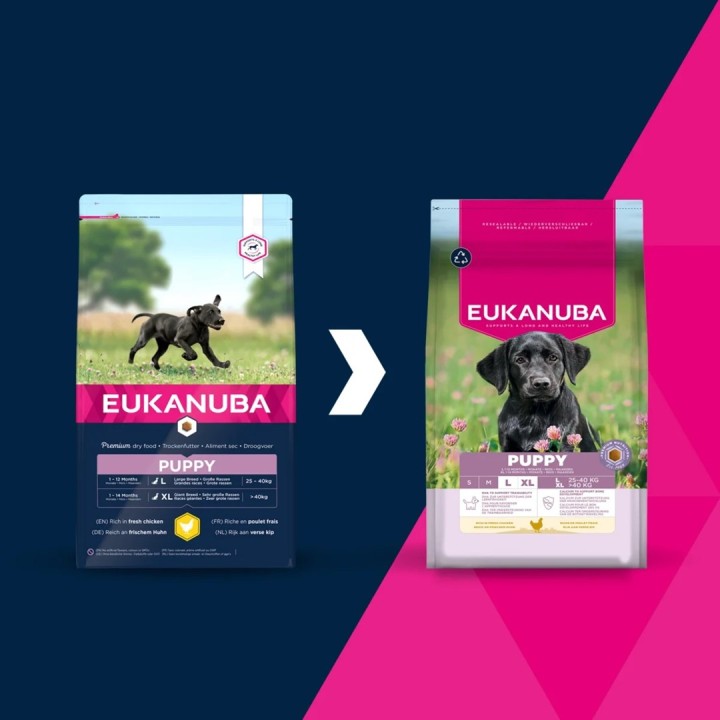 EUKANUBA Puppy L XL Rich in pollo - cibo secco per cani - 15kg