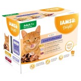 IAMS DELIGHTS Land Collection in salsa scatoletta – cibo umido per gatti – 12x85g