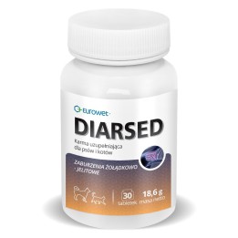 EUROWET Diarsed - integratori per cani e gatti - 30 compresse