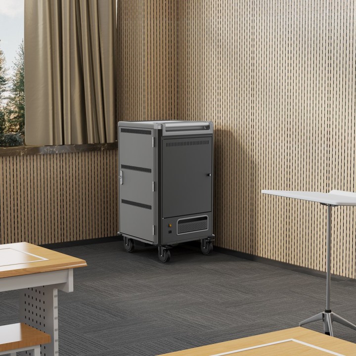 Ewent EW1700 carrello/armadio portatile per gestione dispositivi nero grigio