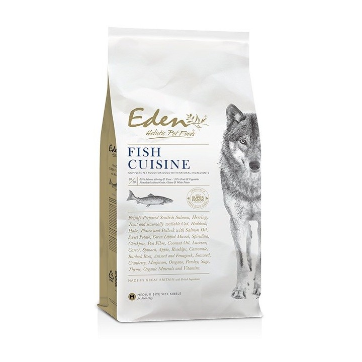 EDEN 80/20 Pesce Cuisine Medio e grande - cibo secco per cani - 2kg