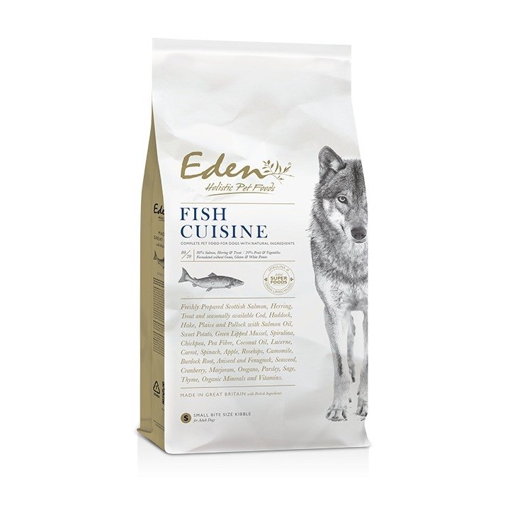 EDEN Cuisine 80/20 Pesce Razze piccole - cibo secco per cani - 2kg
