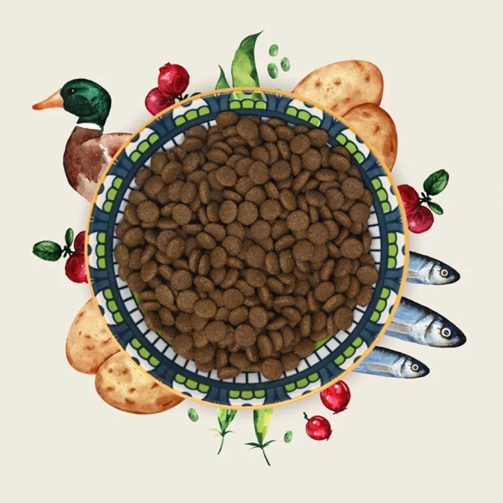 EDEN Anatra e sardina - cibo secco per gatti - 1.5 kg