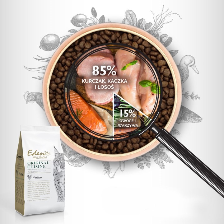 EDEN Original Cousine - cibo secco per gatti - 10 kg