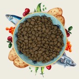 EDEN Pesce bianco con caviale di aringhe - cibo secco per gatti - 1.5 kg